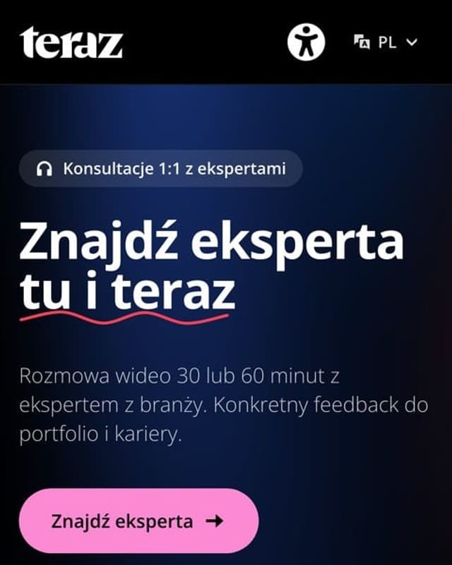 teraz - strona teraz.eu na telefonie
